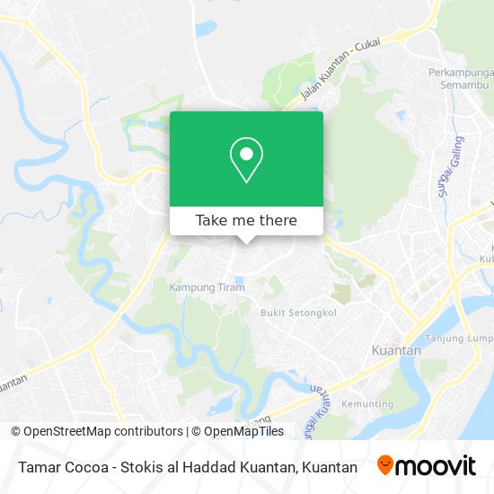 Tamar Cocoa - Stokis al Haddad Kuantan map