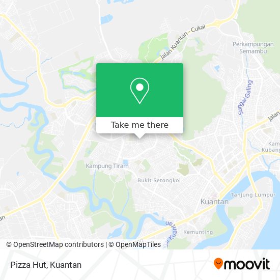 Pizza Hut map