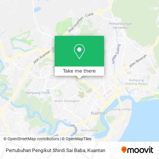 Peta Pertubuhan Pengikut Shirdi Sai Baba