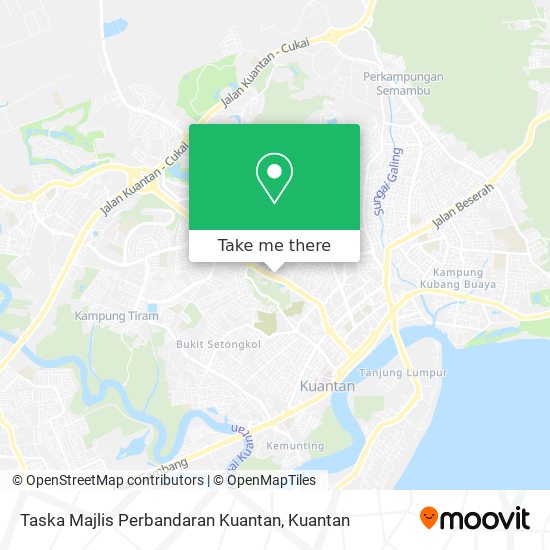 Peta Taska Majlis Perbandaran Kuantan