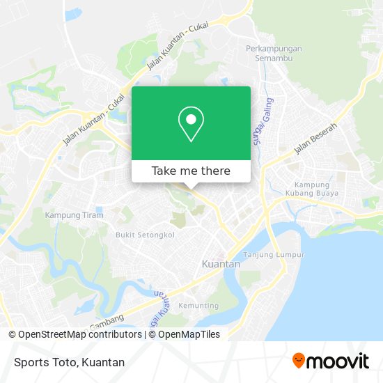 Sports Toto map