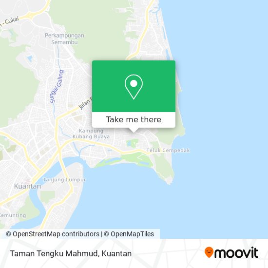 Peta Taman Tengku Mahmud