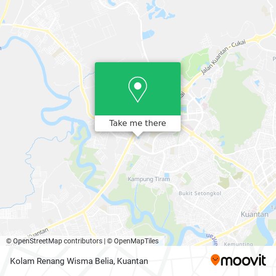 Peta Kolam Renang Wisma Belia