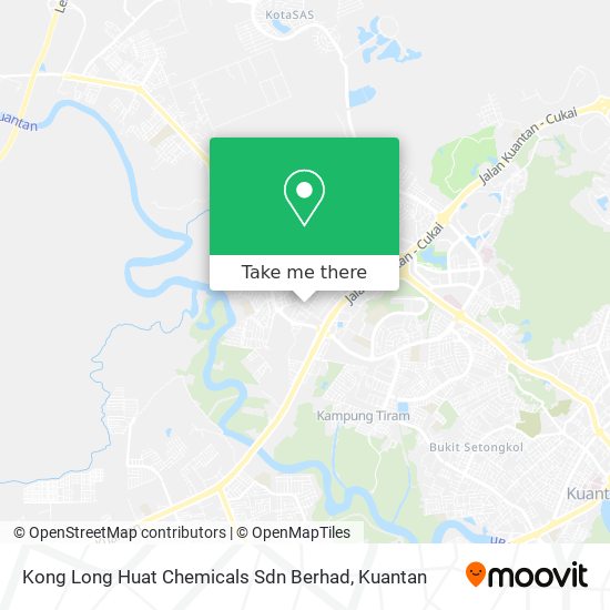 Kong Long Huat Chemicals Sdn Berhad map
