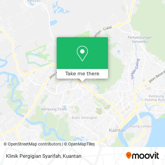 Peta Klinik Pergigian Syarifah
