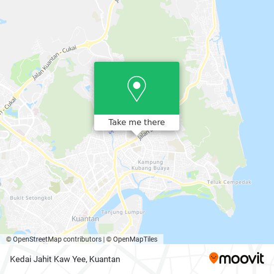 Kedai Jahit Kaw Yee map
