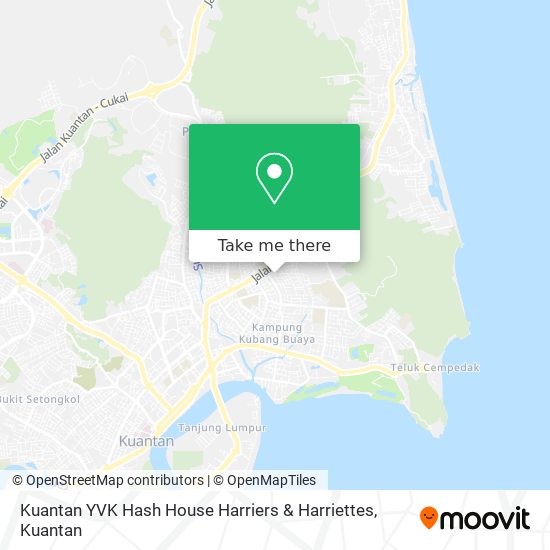 Peta Kuantan YVK Hash House Harriers & Harriettes