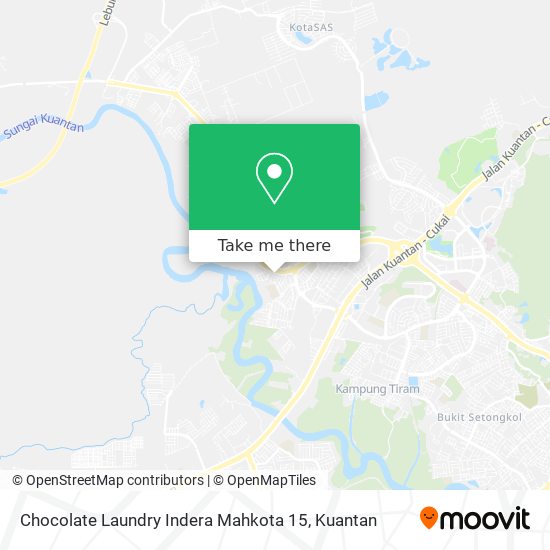 Chocolate Laundry Indera Mahkota 15 map