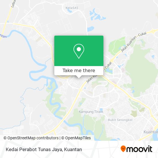 Peta Kedai Perabot Tunas Jaya