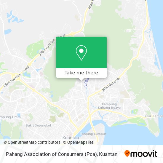 Pahang Association of Consumers (Pca) map