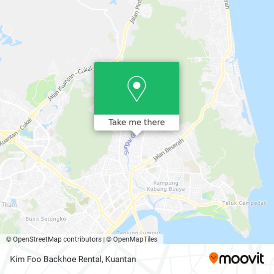 Kim Foo Backhoe Rental map