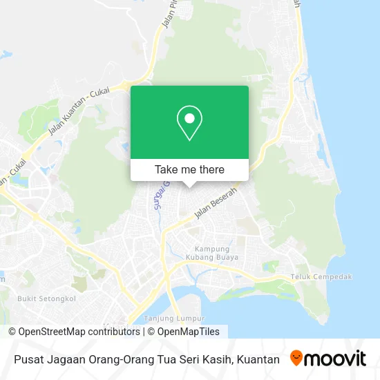 Pusat Jagaan Orang-Orang Tua Seri Kasih map