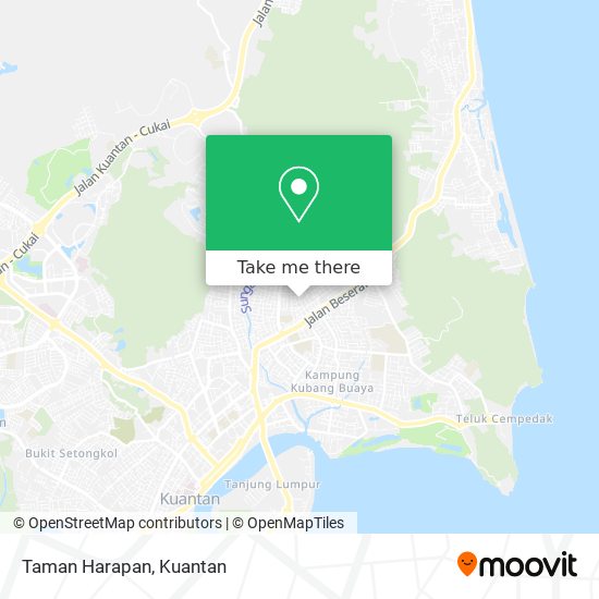 Taman Harapan map