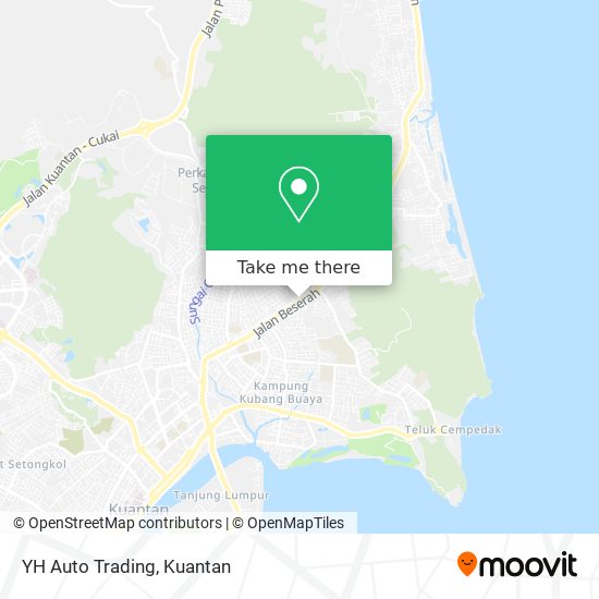 YH Auto Trading map