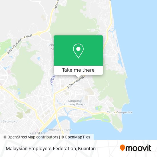 Malaysian Employers Federation map