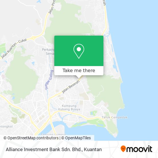 Alliance Investment Bank Sdn. Bhd. map