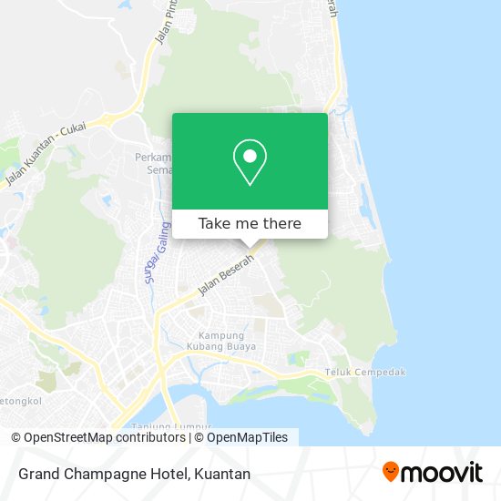 Grand Champagne Hotel map