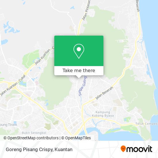Goreng Pisang Crispy map
