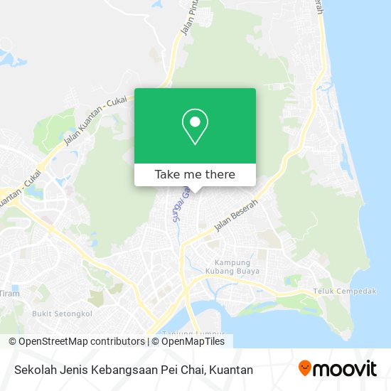 Peta Sekolah Jenis Kebangsaan Pei Chai