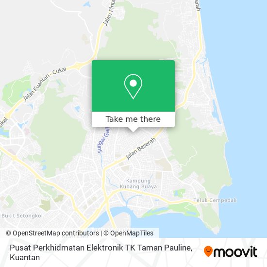 Peta Pusat Perkhidmatan Elektronik TK Taman Pauline