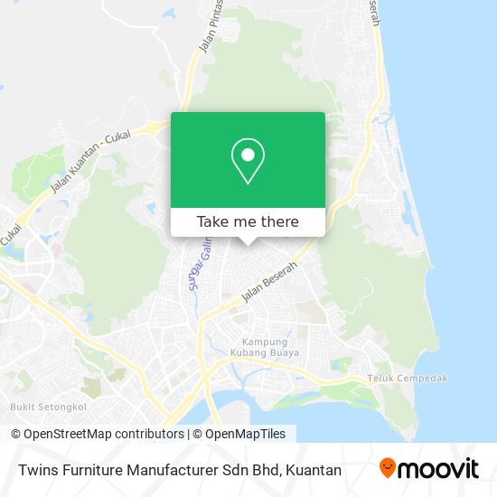 Twins Furniture Manufacturer Sdn Bhd map