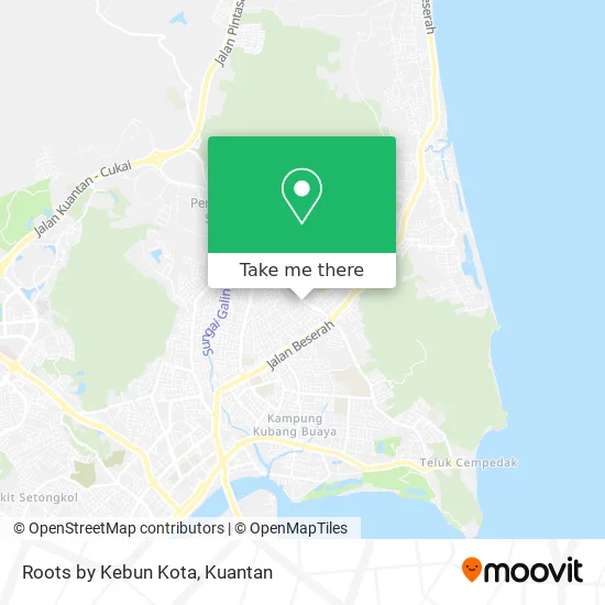 Roots by Kebun Kota map