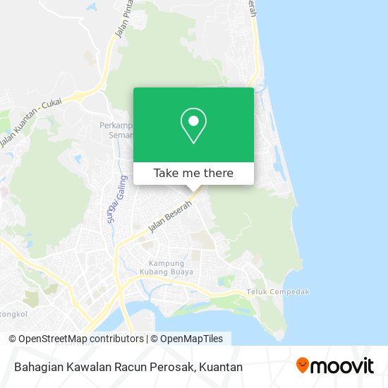 Bahagian Kawalan Racun Perosak map