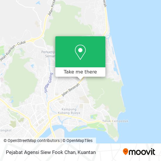 Pejabat Agensi Siew Fook Chan map