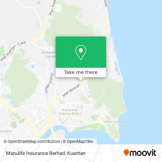 Peta Manulife Insurance Berhad
