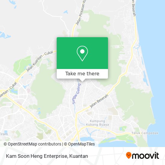 Peta Kam Soon Heng Enterprise