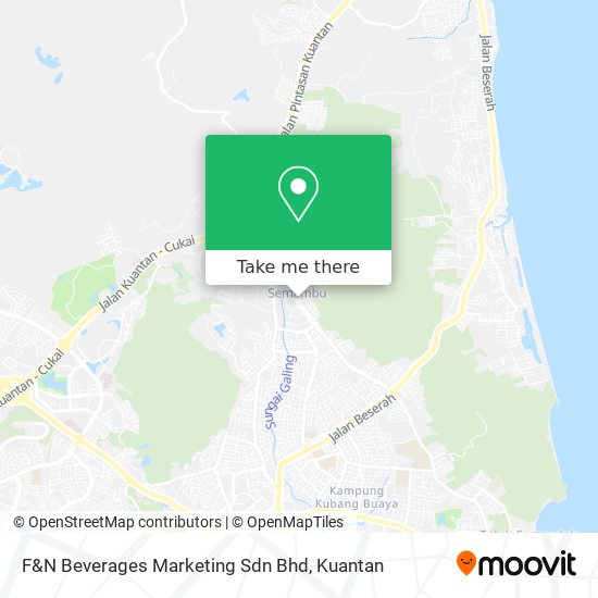 F&N Beverages Marketing Sdn Bhd map