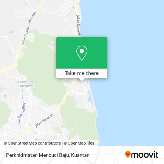 Perkhidmatan Mencuci Baju map