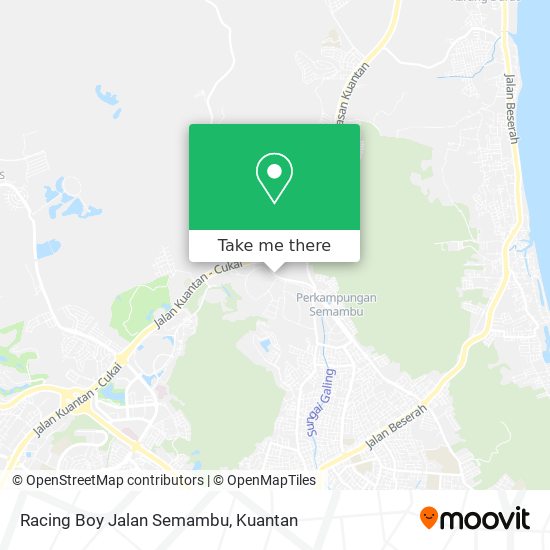 Peta Racing Boy Jalan Semambu