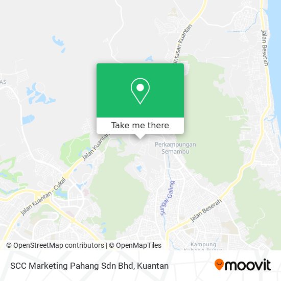 SCC Marketing Pahang Sdn Bhd map