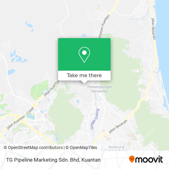 TG Pipeline Marketing Sdn. Bhd map