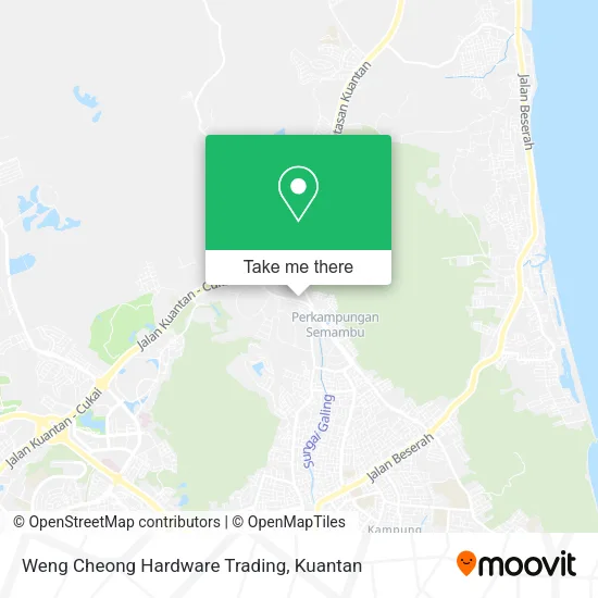Weng Cheong Hardware Trading map