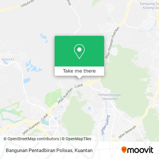 Bangunan Pentadbiran Polisas map