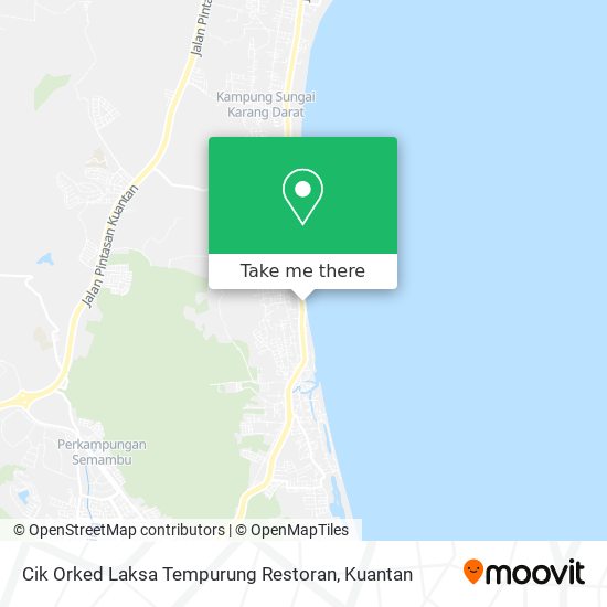 Cik Orked Laksa Tempurung Restoran map