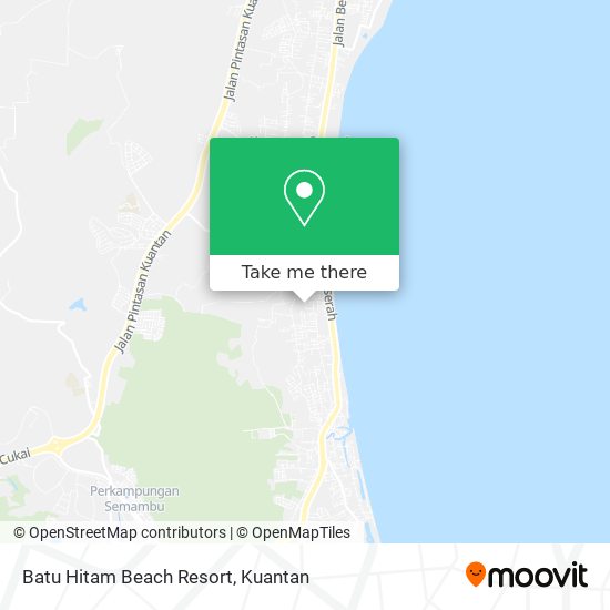 Batu Hitam Beach Resort map