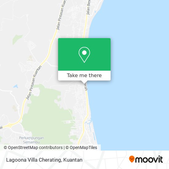 Lagoona Villa Cherating map
