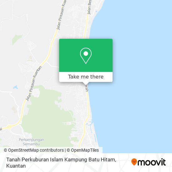 Peta Tanah Perkuburan Islam Kampung Batu Hitam