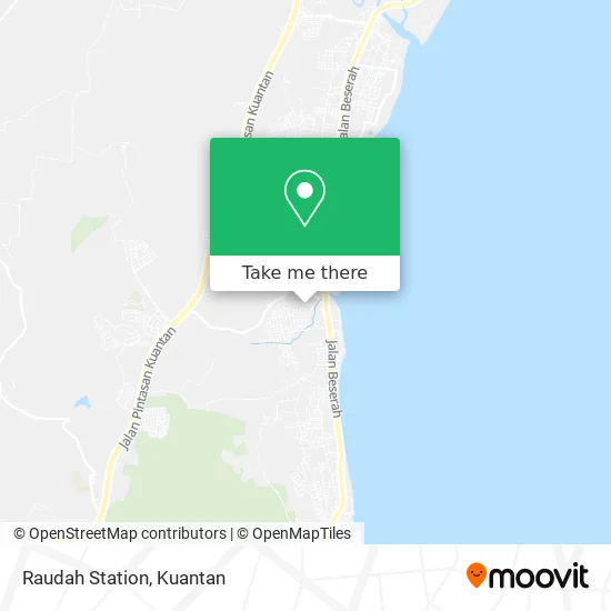Raudah Station map
