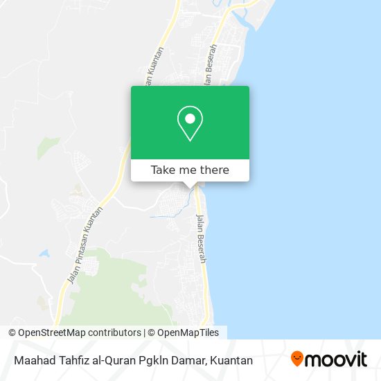 Peta Maahad Tahfiz al-Quran Pgkln Damar