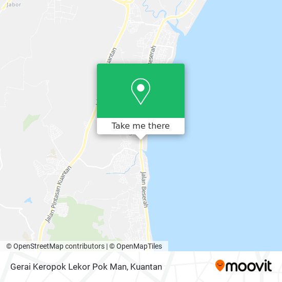 Gerai Keropok Lekor Pok Man map