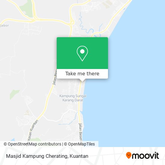 Masjid Kampung Cherating map