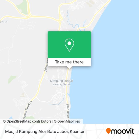 Masjid Kampung Alor Batu Jabor map