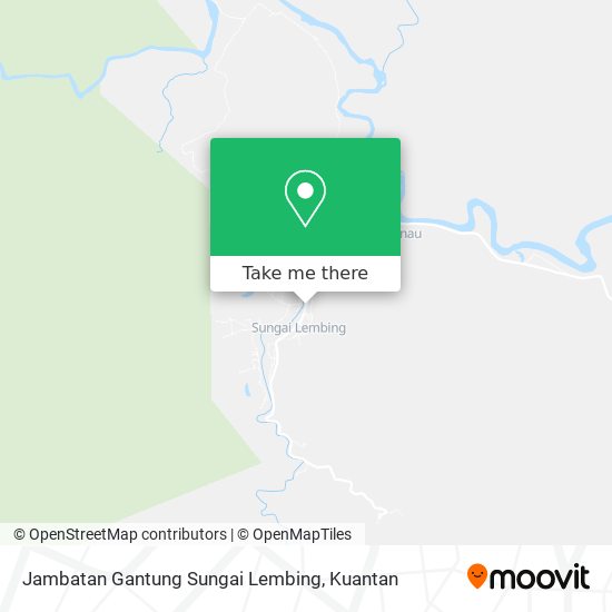 Jambatan Gantung Sungai Lembing map