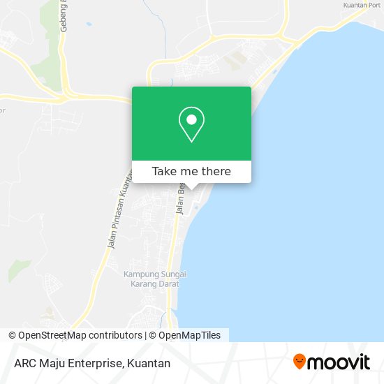 ARC Maju Enterprise map