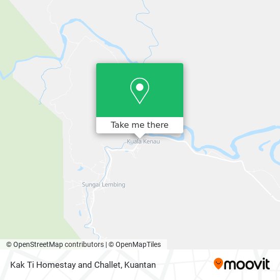 Peta Kak Ti Homestay and Challet