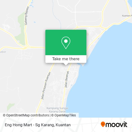 Peta Eng Hong Mart - Sg Karang